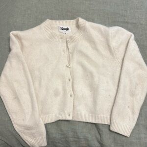 Rouje Justin Cardigan White